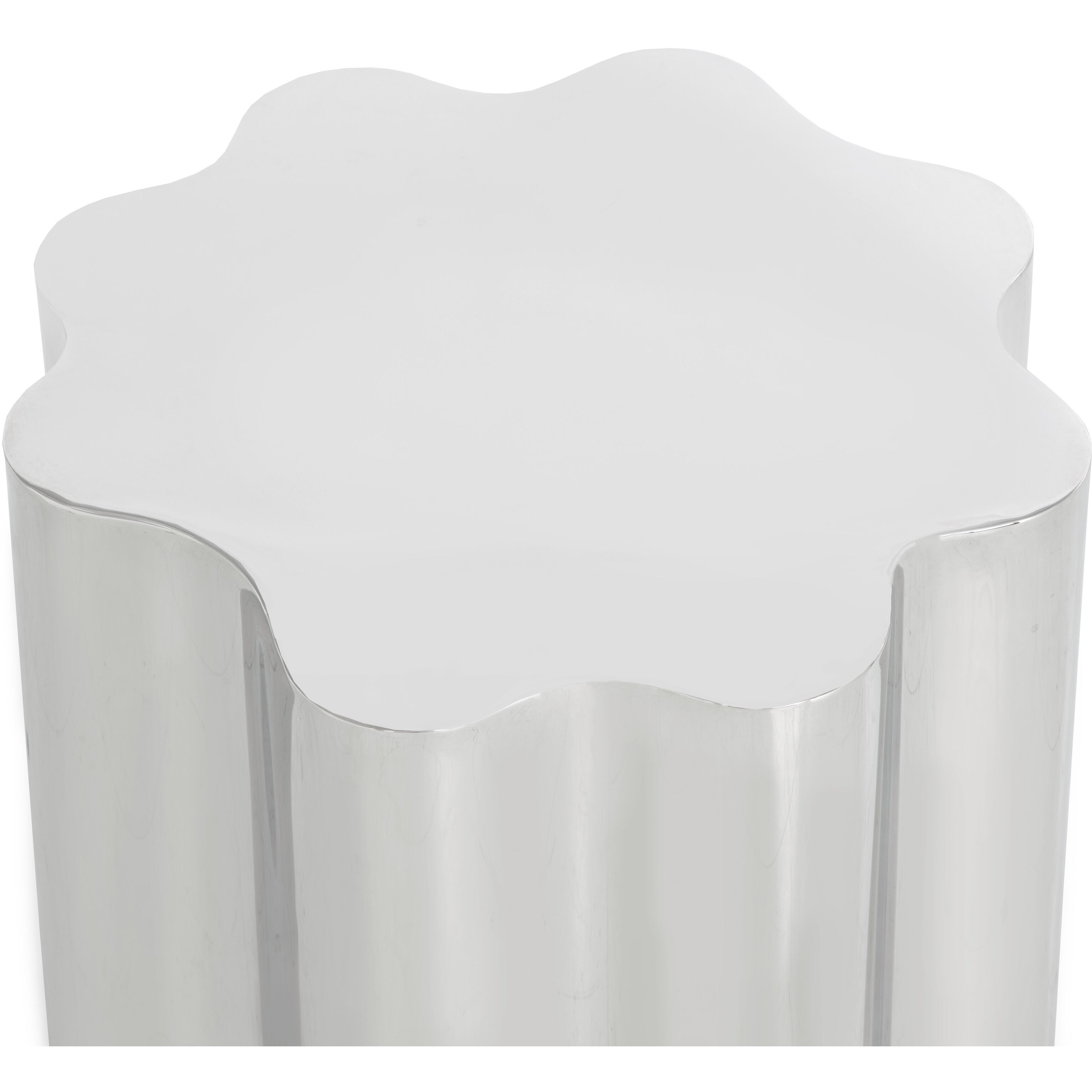 Dahlia 20 X 18 inch Stainless Steel End Table